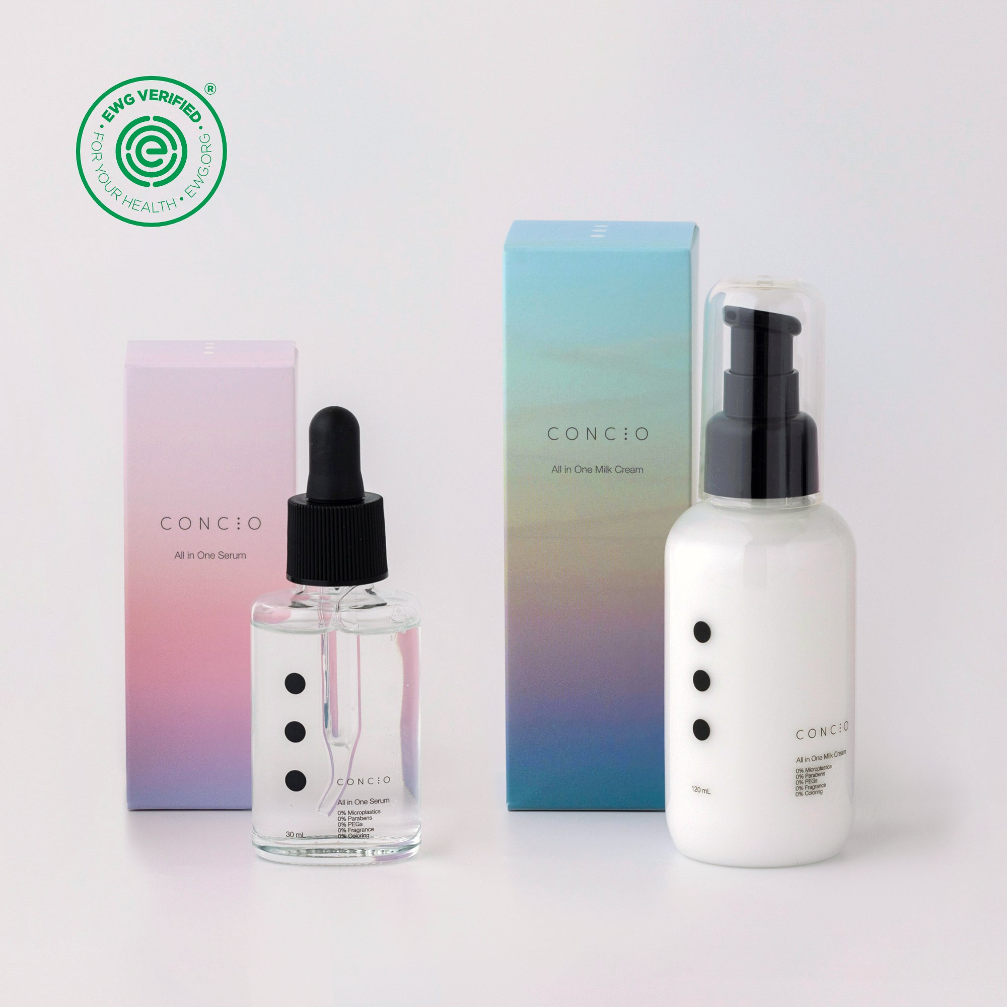 CONCIO All in One Milk Cream & Serum Set（約2ヶ月分）